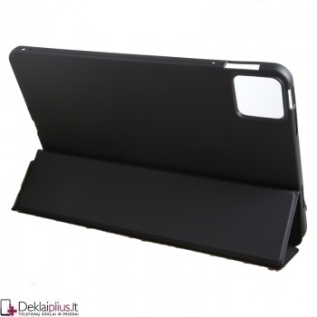 Smart soft dirbtinės odos dėklas - juodas (Xiaomi Pad 7/Pad 7 Pro/Pad 8/Pad 8 Pro)